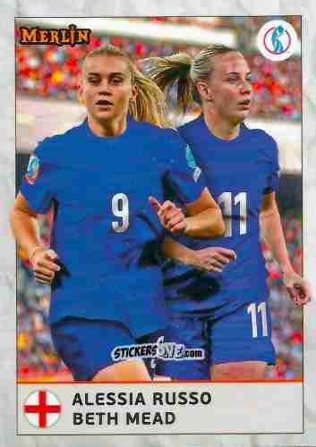 Cromo Alessia Russo / Beth Mead - UEFA Women’s Euro 2025
 n. 65 - Topps Merlin