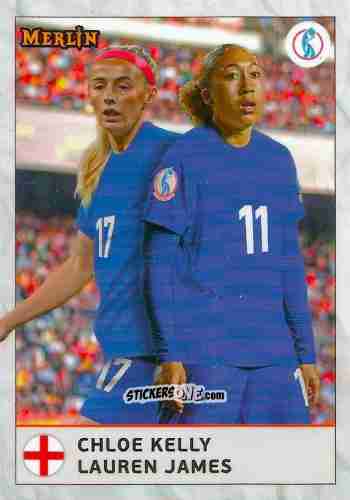 Cromo Lauren James / Chloe Kelly - UEFA Women’s Euro 2025
 n. 66 - Topps Merlin