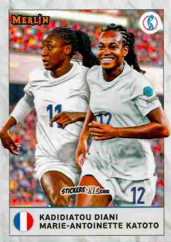 Sticker Marie-Antoinette Katoto / Kadidiatou Diani - UEFA Women’s Euro 2025
 n. 67 - Topps Merlin