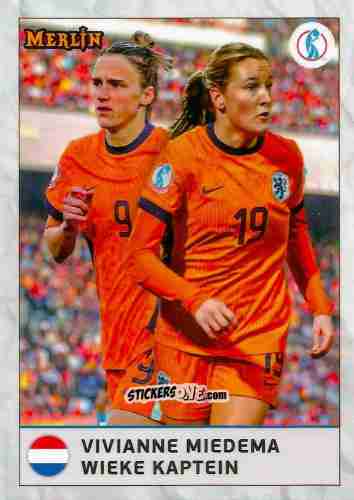 Sticker Wieke Kaptein / Vivianne Miedema - UEFA Women’s Euro 2025
 n. 71 - Topps Merlin
