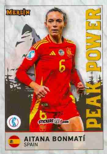 Cromo Aitana Bonmatí - UEFA Women’s Euro 2025
 n. 102 - Topps Merlin