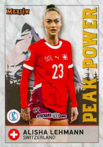 Figurina Alisha Lehmann - UEFA Women’s Euro 2025
 n. 105 - Topps Merlin