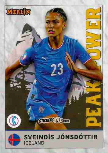Cromo Sveindís Jane Jónsdóttir - UEFA Women’s Euro 2025
 n. 121 - Topps Merlin
