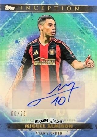 Cromo Miguel Almirón - Inception MLS 2025
 n. 41A - Topps