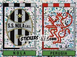 Figurina Scudetto (Nola - Perugia) - Calciatori 1993-1994 n. 606 - Panini