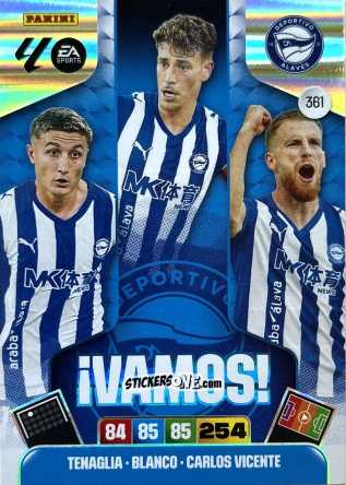 Cromo Tenaglia / Blanco / Carlos Vicente - Laliga 2025-2026. Adrenalyn Xl n. 361 - Panini