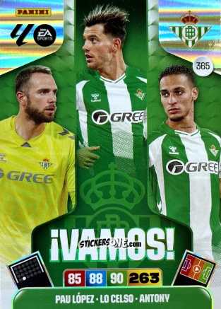 Cromo Pau López / Lo Celso / Antony - Laliga 2025-2026. Adrenalyn Xl n. 365 - Panini