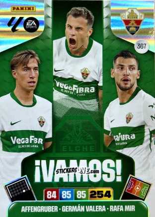 Sticker Affengruber / Germán Valera / Rafa Mir - Laliga 2025-2026. Adrenalyn Xl n. 367 - Panini