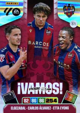 Sticker Elgezabal / Carlos Álvarez / Etta Eyong - Laliga 2025-2026. Adrenalyn Xl n. 371 - Panini