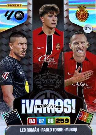 Figurina Leo Román / Pablo Torre / Muriqi - Laliga 2025-2026. Adrenalyn Xl n. 373 - Panini