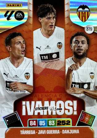 Sticker Tárrega / Javi Guerra / Danjuma - Laliga 2025-2026. Adrenalyn Xl n. 379 - Panini
