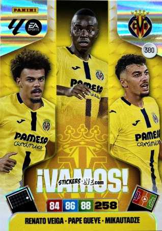 Cromo Renato Veiga / Pape Gueye / Mikautadze - Laliga 2025-2026. Adrenalyn Xl n. 380 - Panini