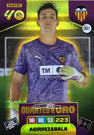 Sticker Agirrezabala - Laliga 2025-2026. Adrenalyn Xl n. 387 - Panini