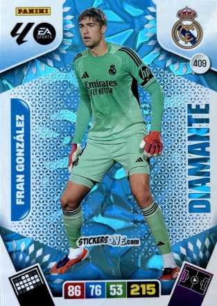 Cromo Fran González - Laliga 2025-2026. Adrenalyn Xl n. 409 - Panini