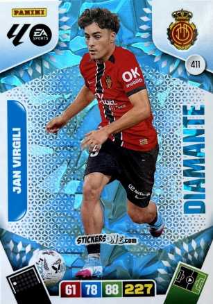 Figurina Jan Virgili - Laliga 2025-2026. Adrenalyn Xl n. 411 - Panini