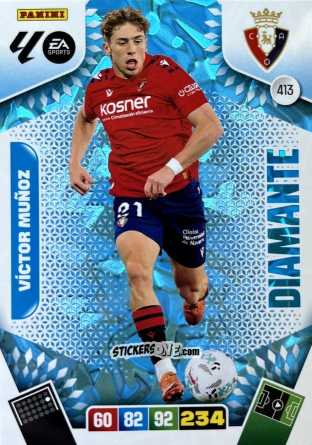 Figurina Víctor Muñoz - Laliga 2025-2026. Adrenalyn Xl n. 413 - Panini