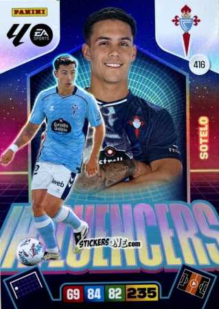 Figurina Sotelo - Laliga 2025-2026. Adrenalyn Xl n. 416 - Panini