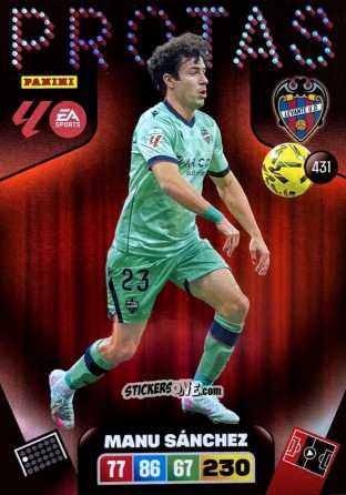 Sticker Manu Sanchez - Laliga 2025-2026. Adrenalyn Xl n. 431 - Panini
