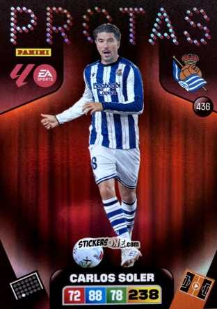 Figurina Carlos Soler - Laliga 2025-2026. Adrenalyn Xl n. 436 - Panini