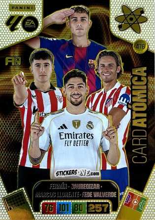 Sticker Fermin / Jauregizar / Marcos Llorente / Fede Valverde - Laliga 2025-2026. Adrenalyn Xl n. 476 - Panini