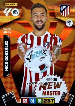 Figurina Nico González - Laliga 2025-2026. Adrenalyn Xl n. NM7 - Panini