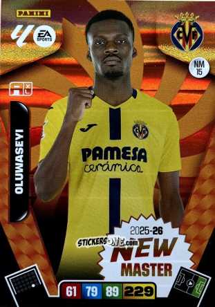 Figurina Oluwaseyi - Laliga 2025-2026. Adrenalyn Xl n. NM15 - Panini