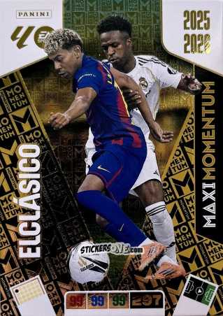 Figurina Lamine Yamal / Vinicius - Laliga 2025-2026. Adrenalyn Xl n. M-MAX - Panini