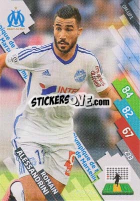 Sticker Romain Alessandrini - FOOT 2014-2015. Adrenalyn XL n. OM-up1 - Panini