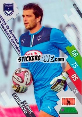 Sticker Cédric Carrasso - FOOT 2014-2015. Adrenalyn XL n. GDB-2 - Panini