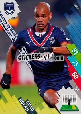 Cromo Diego Rolán - FOOT 2014-2015. Adrenalyn XL n. GDB-9 - Panini