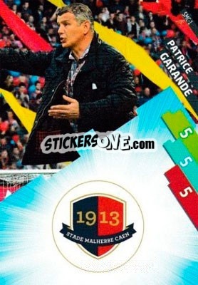 Cromo Patrice Garande/LOGO - FOOT 2014-2015. Adrenalyn XL n. SMC-1 - Panini