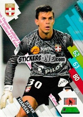 Cromo Jesper Hansen - FOOT 2014-2015. Adrenalyn XL n. ETG-2 - Panini