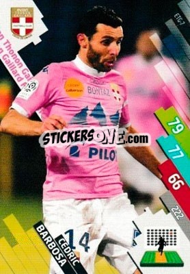 Cromo Cédric Barbosa - FOOT 2014-2015. Adrenalyn XL n. ETG-7 - Panini
