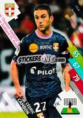 Cromo Cédric Cambon - FOOT 2014-2015. Adrenalyn XL n. ETG-8 - Panini