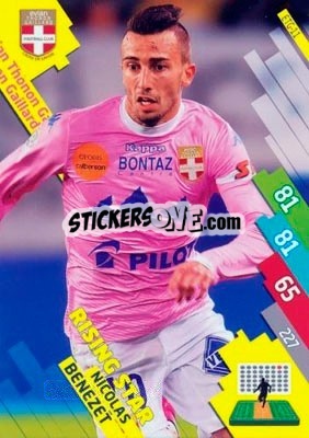 Figurina Nicolas Benezet - FOOT 2014-2015. Adrenalyn XL n. ETG-11 - Panini