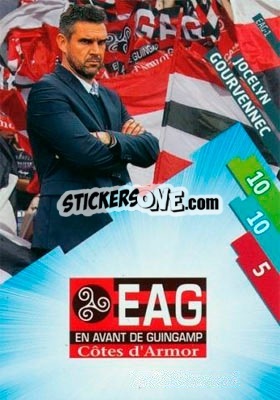 Cromo Jocelyn Gourvennec/LOGO - FOOT 2014-2015. Adrenalyn XL n. EAG-1 - Panini