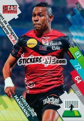Sticker Christophe Mandanne - FOOT 2014-2015. Adrenalyn XL n. EAG-10 - Panini