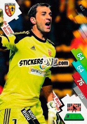 Figurina Rudy Riou - FOOT 2014-2015. Adrenalyn XL n. RCL-2 - Panini