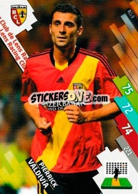Cromo Pierrick Valdivia - FOOT 2014-2015. Adrenalyn XL n. RCL-9 - Panini