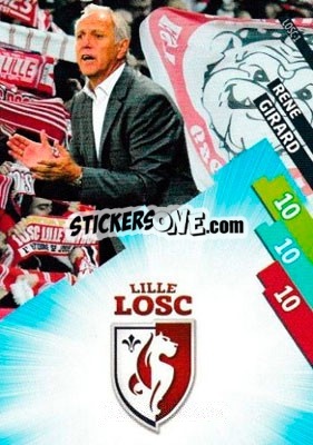 Figurina René Girard/LOGO - FOOT 2014-2015. Adrenalyn XL n. LOSC-1 - Panini