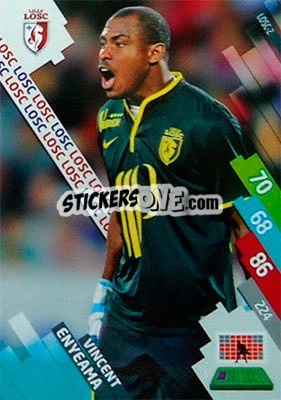 Figurina Vincent Enyeama - FOOT 2014-2015. Adrenalyn XL n. LOSC-2 - Panini