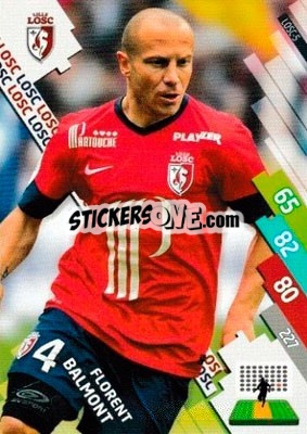 Cromo Florent Balmont - FOOT 2014-2015. Adrenalyn XL n. LOSC-5 - Panini