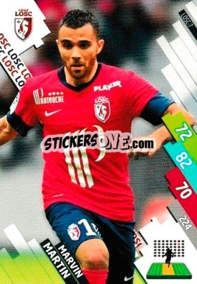 Figurina Marvin Martin - FOOT 2014-2015. Adrenalyn XL n. LOSC-7 - Panini
