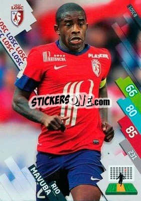 Figurina Rio Mavuba - FOOT 2014-2015. Adrenalyn XL n. LOSC-8 - Panini