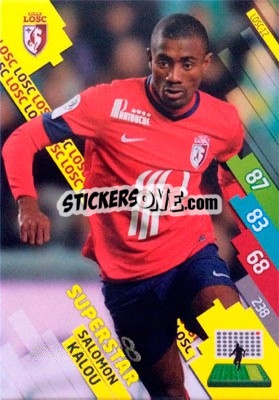 Cromo Salomon Kalou - FOOT 2014-2015. Adrenalyn XL n. LOSC-12 - Panini