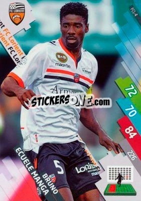 Sticker Bruno Ecuele Manga - FOOT 2014-2015. Adrenalyn XL n. FCL-4 - Panini