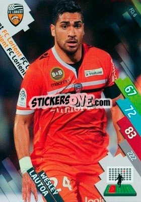 Figurina Wesley Lautoa - FOOT 2014-2015. Adrenalyn XL n. FCL-6 - Panini