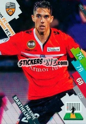 Sticker Maxime Barthelmé - FOOT 2014-2015. Adrenalyn XL n. FCL-7 - Panini