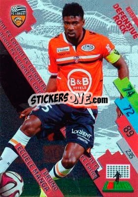 Sticker Bruno Ecuele Manga - FOOT 2014-2015. Adrenalyn XL n. FCL-13 - Panini