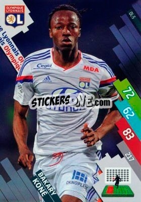 Cromo Bakary Koné - FOOT 2014-2015. Adrenalyn XL n. OL-5 - Panini